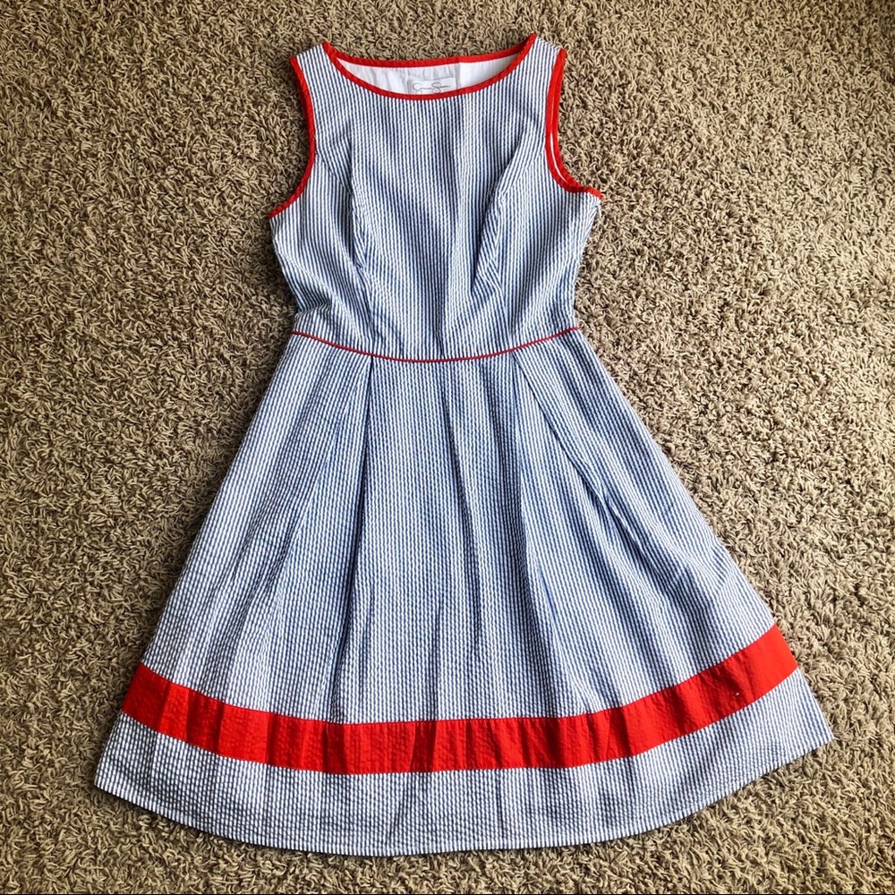 Jessica Simpson Seersucker Dress